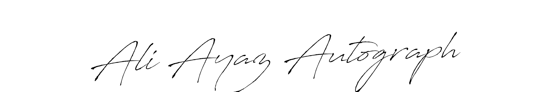 Make a beautiful signature design for name Ali Ayaz Autograph. With this signature (Antro_Vectra) style, you can create a handwritten signature for free. Ali Ayaz Autograph signature style 6 images and pictures png