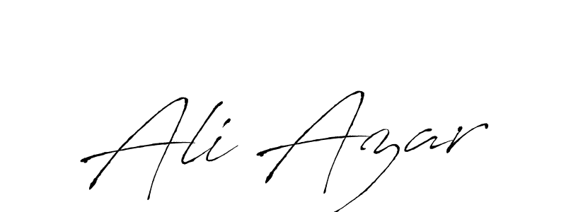 How to make Ali Azar name signature. Use Antro_Vectra style for creating short signs online. This is the latest handwritten sign. Ali Azar signature style 6 images and pictures png