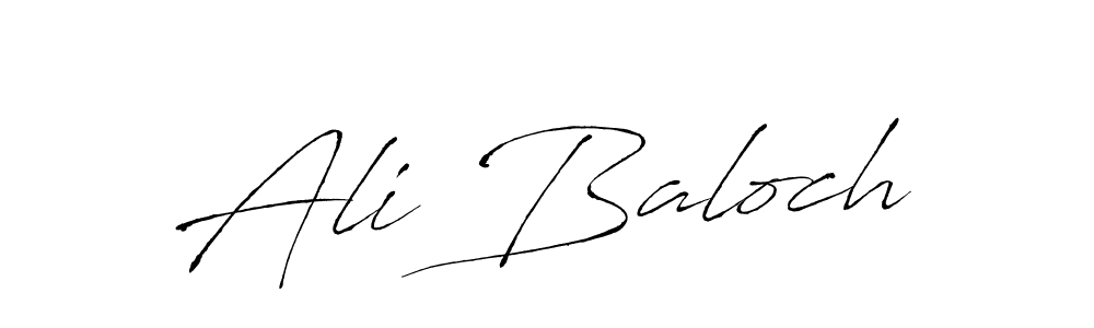 Make a beautiful signature design for name Ali Baloch. With this signature (Antro_Vectra) style, you can create a handwritten signature for free. Ali Baloch signature style 6 images and pictures png