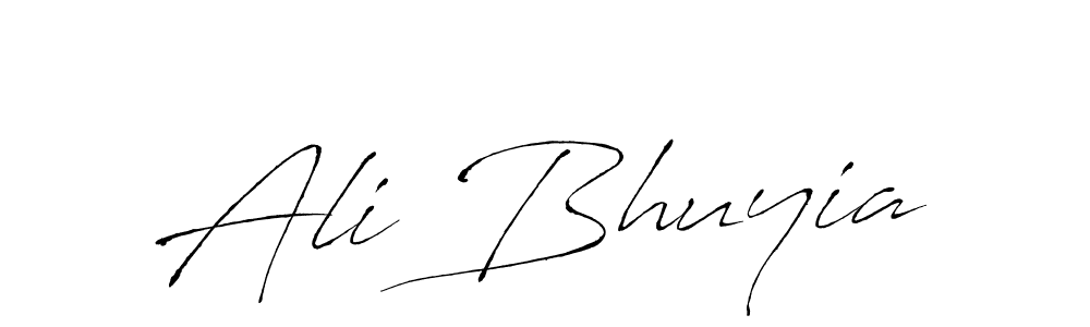 You should practise on your own different ways (Antro_Vectra) to write your name (Ali Bhuyia) in signature. don't let someone else do it for you. Ali Bhuyia signature style 6 images and pictures png