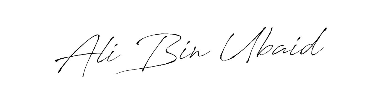 Design your own signature with our free online signature maker. With this signature software, you can create a handwritten (Antro_Vectra) signature for name Ali Bin Ubaid. Ali Bin Ubaid signature style 6 images and pictures png