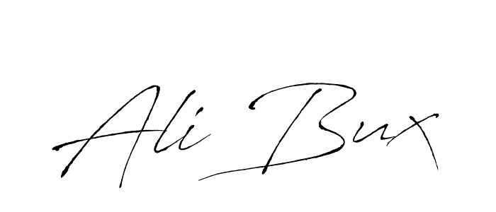 Make a beautiful signature design for name Ali Bux. With this signature (Antro_Vectra) style, you can create a handwritten signature for free. Ali Bux signature style 6 images and pictures png