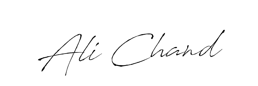 Make a beautiful signature design for name Ali Chand. With this signature (Antro_Vectra) style, you can create a handwritten signature for free. Ali Chand signature style 6 images and pictures png