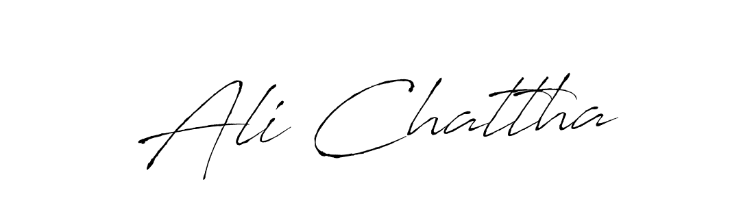 Also we have Ali Chattha name is the best signature style. Create professional handwritten signature collection using Antro_Vectra autograph style. Ali Chattha signature style 6 images and pictures png