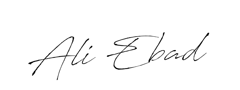 Make a beautiful signature design for name Ali Ebad. With this signature (Antro_Vectra) style, you can create a handwritten signature for free. Ali Ebad signature style 6 images and pictures png