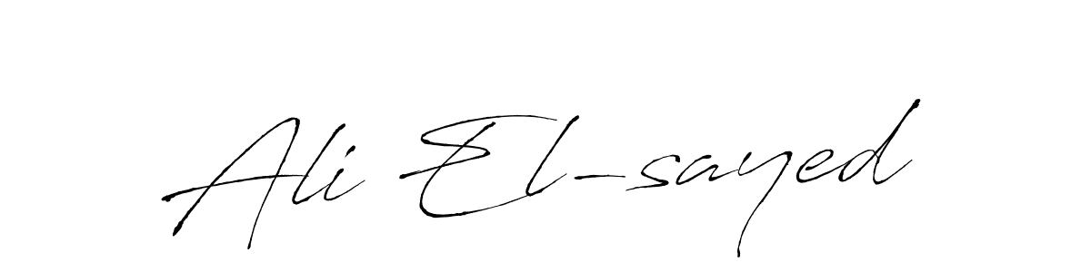 Make a beautiful signature design for name Ali El-sayed. Use this online signature maker to create a handwritten signature for free. Ali El-sayed signature style 6 images and pictures png