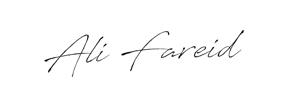 Design your own signature with our free online signature maker. With this signature software, you can create a handwritten (Antro_Vectra) signature for name Ali Fareid. Ali Fareid signature style 6 images and pictures png