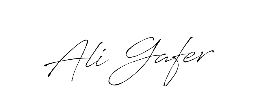 Make a beautiful signature design for name Ali Gafer. With this signature (Antro_Vectra) style, you can create a handwritten signature for free. Ali Gafer signature style 6 images and pictures png