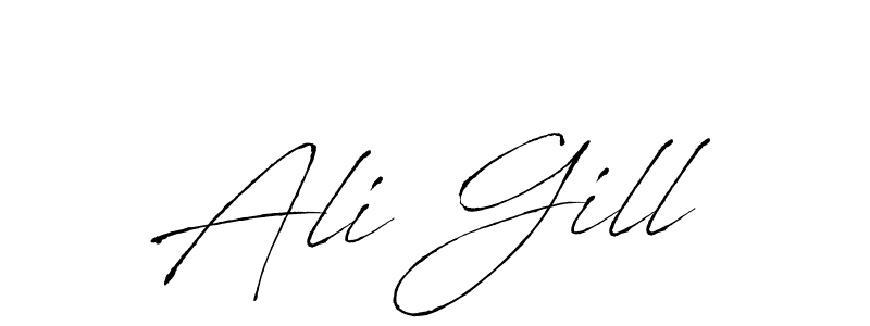 Once you've used our free online signature maker to create your best signature Antro_Vectra style, it's time to enjoy all of the benefits that Ali Gill name signing documents. Ali Gill signature style 6 images and pictures png