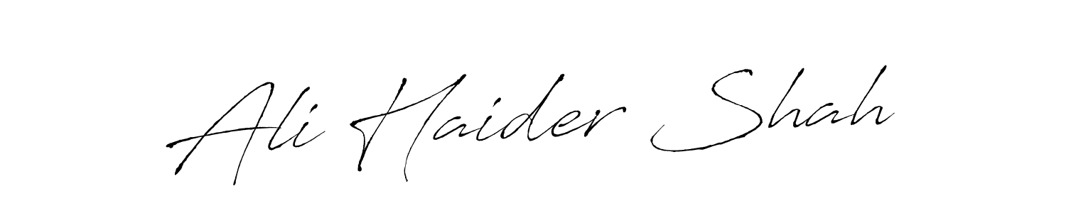 This is the best signature style for the Ali Haider Shah name. Also you like these signature font (Antro_Vectra). Mix name signature. Ali Haider Shah signature style 6 images and pictures png