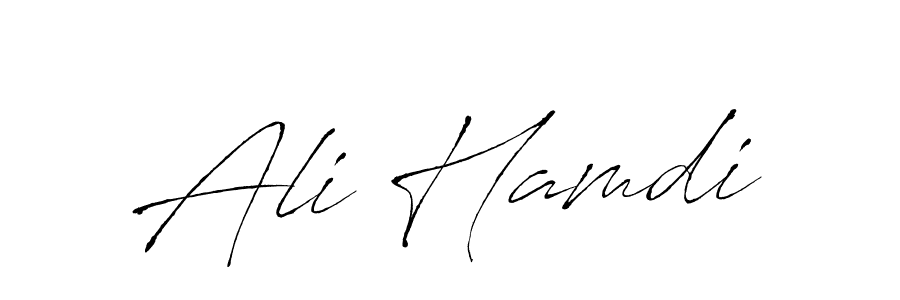 You can use this online signature creator to create a handwritten signature for the name Ali Hamdi. This is the best online autograph maker. Ali Hamdi signature style 6 images and pictures png