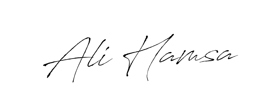 How to make Ali Hamsa name signature. Use Antro_Vectra style for creating short signs online. This is the latest handwritten sign. Ali Hamsa signature style 6 images and pictures png