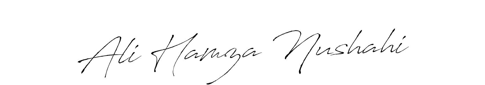 Once you've used our free online signature maker to create your best signature Antro_Vectra style, it's time to enjoy all of the benefits that Ali Hamza Nushahi name signing documents. Ali Hamza Nushahi signature style 6 images and pictures png