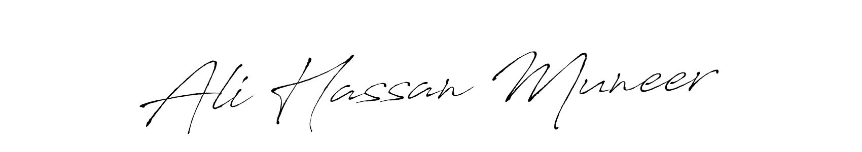 The best way (Antro_Vectra) to make a short signature is to pick only two or three words in your name. The name Ali Hassan Muneer include a total of six letters. For converting this name. Ali Hassan Muneer signature style 6 images and pictures png