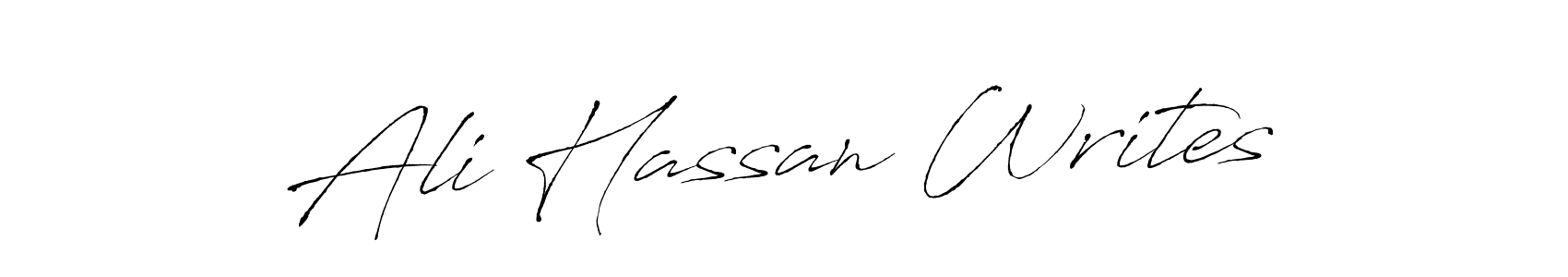 It looks lik you need a new signature style for name Ali Hassan Writes. Design unique handwritten (Antro_Vectra) signature with our free signature maker in just a few clicks. Ali Hassan Writes signature style 6 images and pictures png