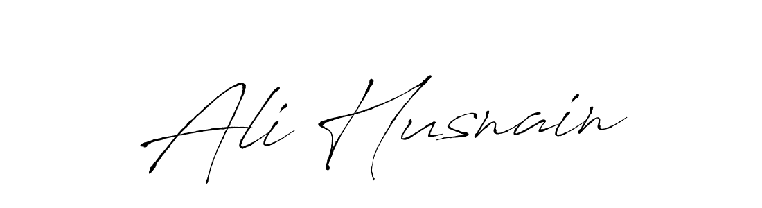 Ali Husnain stylish signature style. Best Handwritten Sign (Antro_Vectra) for my name. Handwritten Signature Collection Ideas for my name Ali Husnain. Ali Husnain signature style 6 images and pictures png