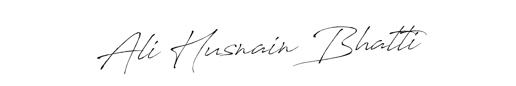 Make a short Ali Husnain Bhatti signature style. Manage your documents anywhere anytime using Antro_Vectra. Create and add eSignatures, submit forms, share and send files easily. Ali Husnain Bhatti signature style 6 images and pictures png