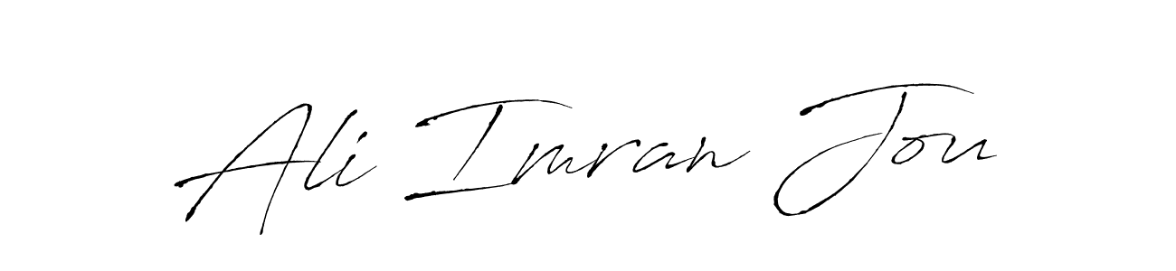 How to make Ali Imran Jou signature? Antro_Vectra is a professional autograph style. Create handwritten signature for Ali Imran Jou name. Ali Imran Jou signature style 6 images and pictures png