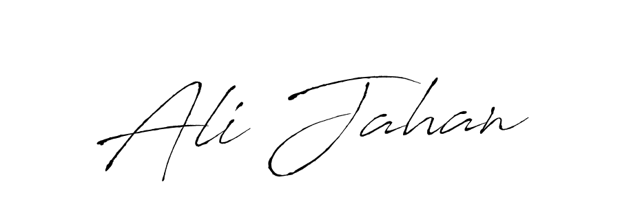 Create a beautiful signature design for name Ali Jahan. With this signature (Antro_Vectra) fonts, you can make a handwritten signature for free. Ali Jahan signature style 6 images and pictures png