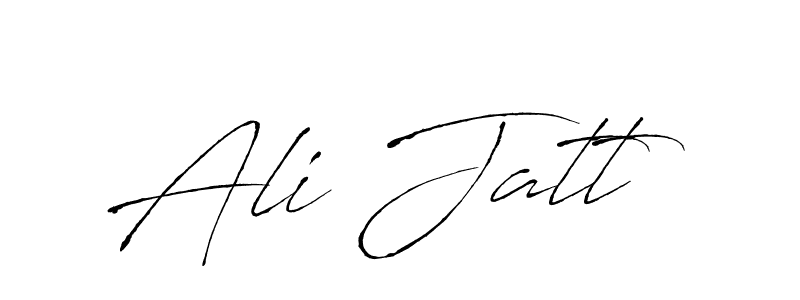 Ali Jatt stylish signature style. Best Handwritten Sign (Antro_Vectra) for my name. Handwritten Signature Collection Ideas for my name Ali Jatt. Ali Jatt signature style 6 images and pictures png