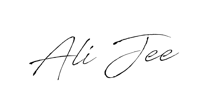 Also we have Ali Jee name is the best signature style. Create professional handwritten signature collection using Antro_Vectra autograph style. Ali Jee signature style 6 images and pictures png