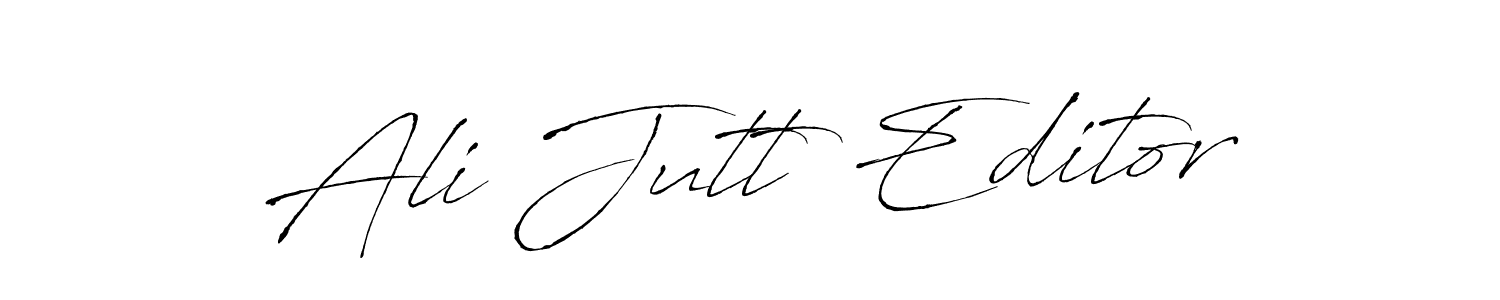 Use a signature maker to create a handwritten signature online. With this signature software, you can design (Antro_Vectra) your own signature for name Ali Jutt Editor. Ali Jutt Editor signature style 6 images and pictures png