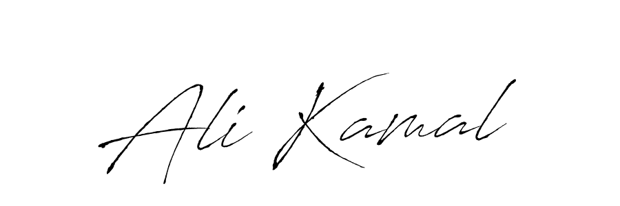 How to make Ali Kamal name signature. Use Antro_Vectra style for creating short signs online. This is the latest handwritten sign. Ali Kamal signature style 6 images and pictures png