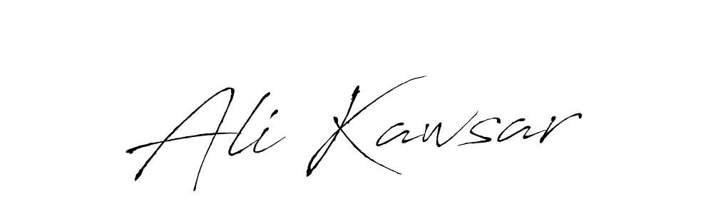 Design your own signature with our free online signature maker. With this signature software, you can create a handwritten (Antro_Vectra) signature for name Ali Kawsar. Ali Kawsar signature style 6 images and pictures png