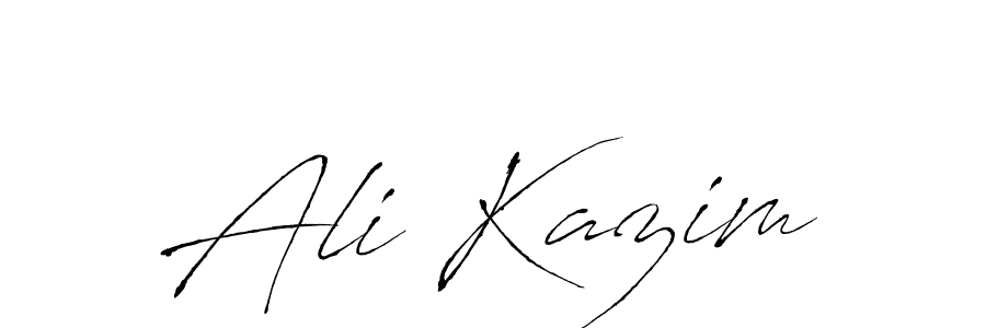 Create a beautiful signature design for name Ali Kazim. With this signature (Antro_Vectra) fonts, you can make a handwritten signature for free. Ali Kazim signature style 6 images and pictures png