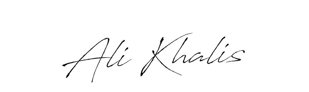 Also we have Ali Khalis name is the best signature style. Create professional handwritten signature collection using Antro_Vectra autograph style. Ali Khalis signature style 6 images and pictures png
