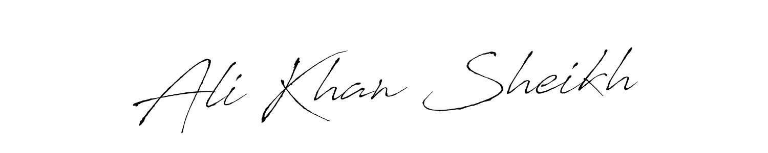 The best way (Antro_Vectra) to make a short signature is to pick only two or three words in your name. The name Ali Khan Sheikh include a total of six letters. For converting this name. Ali Khan Sheikh signature style 6 images and pictures png