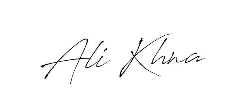 Create a beautiful signature design for name Ali Khna. With this signature (Antro_Vectra) fonts, you can make a handwritten signature for free. Ali Khna signature style 6 images and pictures png