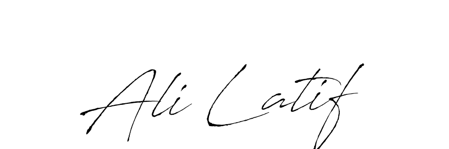 Create a beautiful signature design for name Ali Latif. With this signature (Antro_Vectra) fonts, you can make a handwritten signature for free. Ali Latif signature style 6 images and pictures png