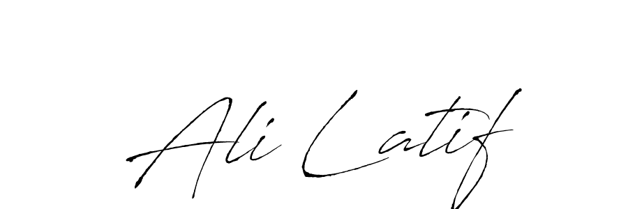 Create a beautiful signature design for name Ali Latif. With this signature (Antro_Vectra) fonts, you can make a handwritten signature for free. Ali Latif signature style 6 images and pictures png