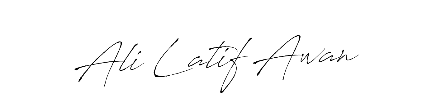 This is the best signature style for the Ali Latif Awan name. Also you like these signature font (Antro_Vectra). Mix name signature. Ali Latif Awan signature style 6 images and pictures png