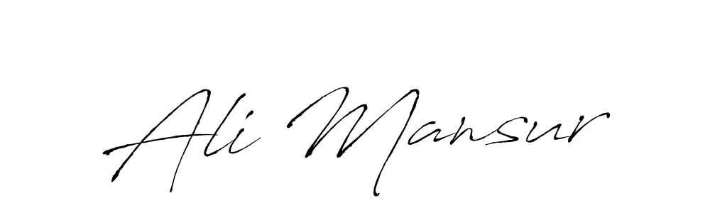 The best way (Antro_Vectra) to make a short signature is to pick only two or three words in your name. The name Ali Mansur include a total of six letters. For converting this name. Ali Mansur signature style 6 images and pictures png
