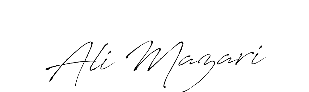 Also we have Ali Mazari name is the best signature style. Create professional handwritten signature collection using Antro_Vectra autograph style. Ali Mazari signature style 6 images and pictures png