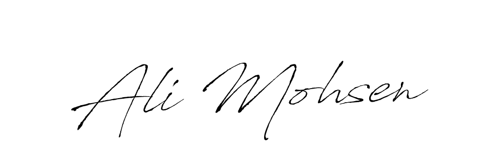 Also we have Ali Mohsen name is the best signature style. Create professional handwritten signature collection using Antro_Vectra autograph style. Ali Mohsen signature style 6 images and pictures png