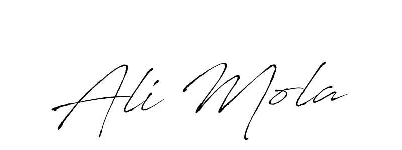 Similarly Antro_Vectra is the best handwritten signature design. Signature creator online .You can use it as an online autograph creator for name Ali Mola. Ali Mola signature style 6 images and pictures png