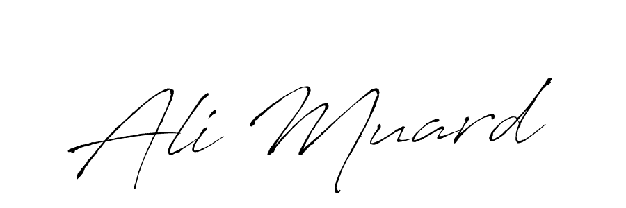 Design your own signature with our free online signature maker. With this signature software, you can create a handwritten (Antro_Vectra) signature for name Ali Muard. Ali Muard signature style 6 images and pictures png