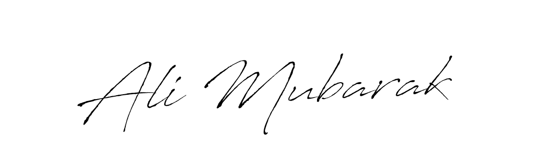 Ali Mubarak stylish signature style. Best Handwritten Sign (Antro_Vectra) for my name. Handwritten Signature Collection Ideas for my name Ali Mubarak. Ali Mubarak signature style 6 images and pictures png