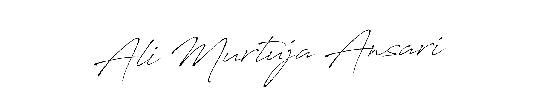 Also we have Ali Murtuja Ansari name is the best signature style. Create professional handwritten signature collection using Antro_Vectra autograph style. Ali Murtuja Ansari signature style 6 images and pictures png