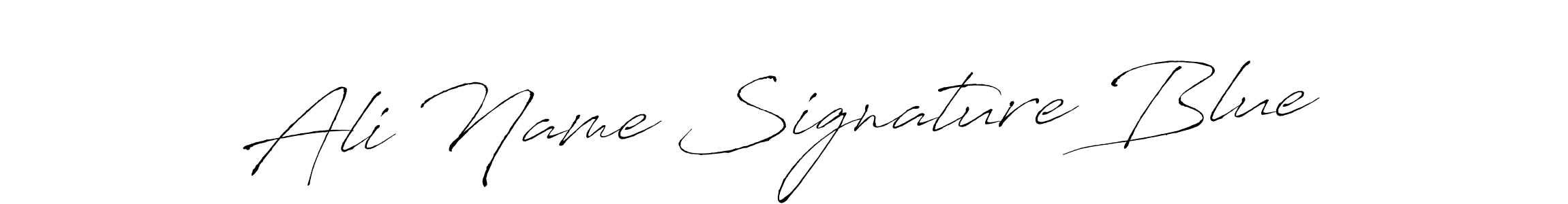 Design your own signature with our free online signature maker. With this signature software, you can create a handwritten (Antro_Vectra) signature for name Ali Name Signature Blue. Ali Name Signature Blue signature style 6 images and pictures png