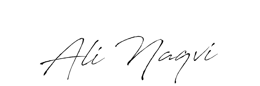 Make a beautiful signature design for name Ali Naqvi. With this signature (Antro_Vectra) style, you can create a handwritten signature for free. Ali Naqvi signature style 6 images and pictures png