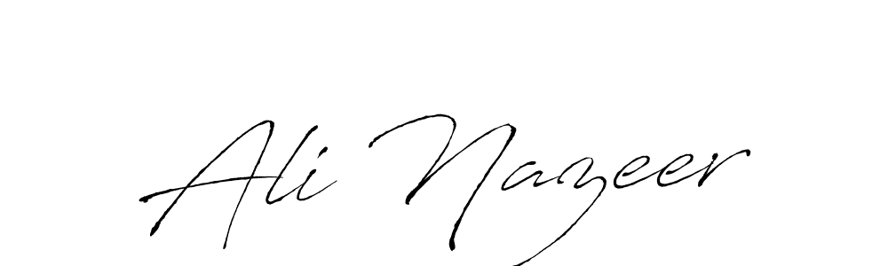 It looks lik you need a new signature style for name Ali Nazeer. Design unique handwritten (Antro_Vectra) signature with our free signature maker in just a few clicks. Ali Nazeer signature style 6 images and pictures png