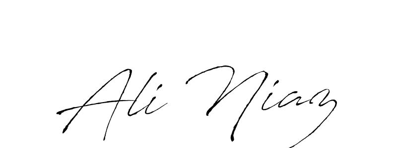 Also we have Ali Niaz name is the best signature style. Create professional handwritten signature collection using Antro_Vectra autograph style. Ali Niaz signature style 6 images and pictures png
