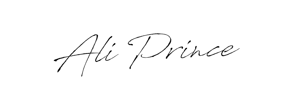 Make a beautiful signature design for name Ali Prince. With this signature (Antro_Vectra) style, you can create a handwritten signature for free. Ali Prince signature style 6 images and pictures png