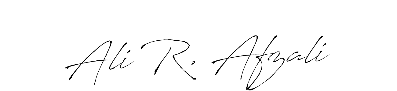 Design your own signature with our free online signature maker. With this signature software, you can create a handwritten (Antro_Vectra) signature for name Ali R. Afzali. Ali R. Afzali signature style 6 images and pictures png