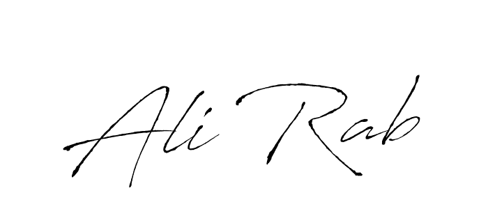 Make a beautiful signature design for name Ali Rab. With this signature (Antro_Vectra) style, you can create a handwritten signature for free. Ali Rab signature style 6 images and pictures png