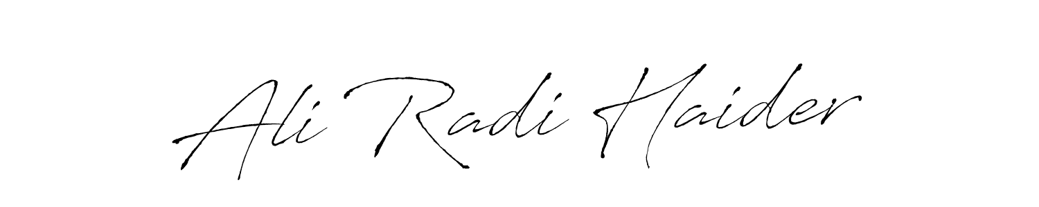 You can use this online signature creator to create a handwritten signature for the name Ali Radi Haider. This is the best online autograph maker. Ali Radi Haider signature style 6 images and pictures png